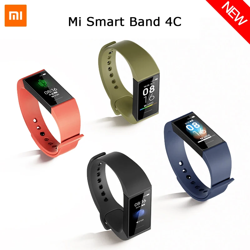 Глобальная версия Xiaomi Mi Band 4C 4 Smartband 1 08 &quotцветной экран монитор сердечного ритма