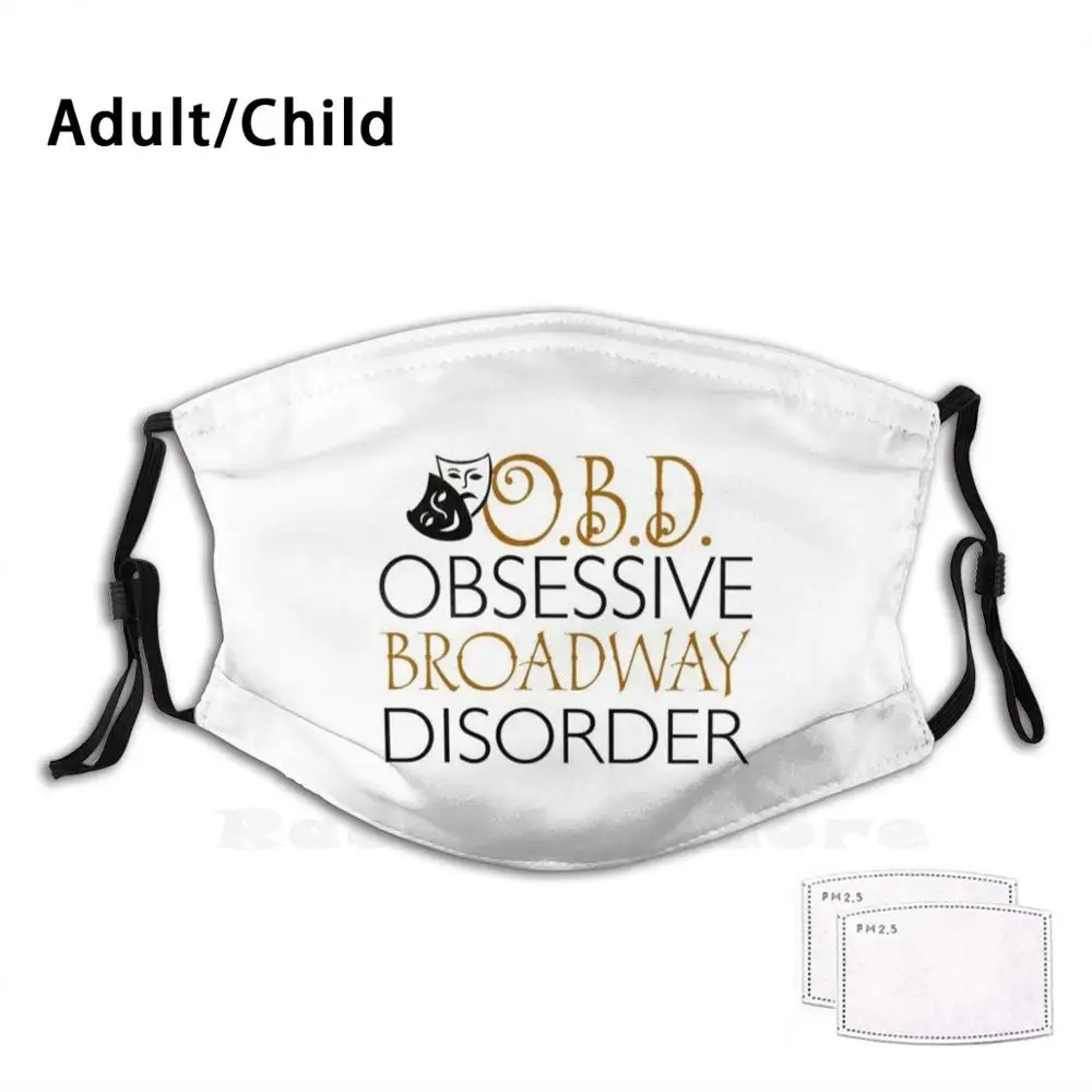 О. Б. Д. Обручальное заболевание Бродвея. Многоразовая фильтровальная маска Pm2.2072
