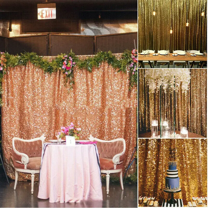 Фотофоны для вечевечерние мерцающие блестки занавески свадьбы декорация