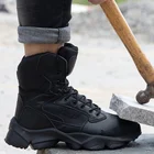 Защитная обувь для мужчин, строительная неразрушаемая обувь, удобные уличные мужские ботинки, Противоударная обувь для мужчин