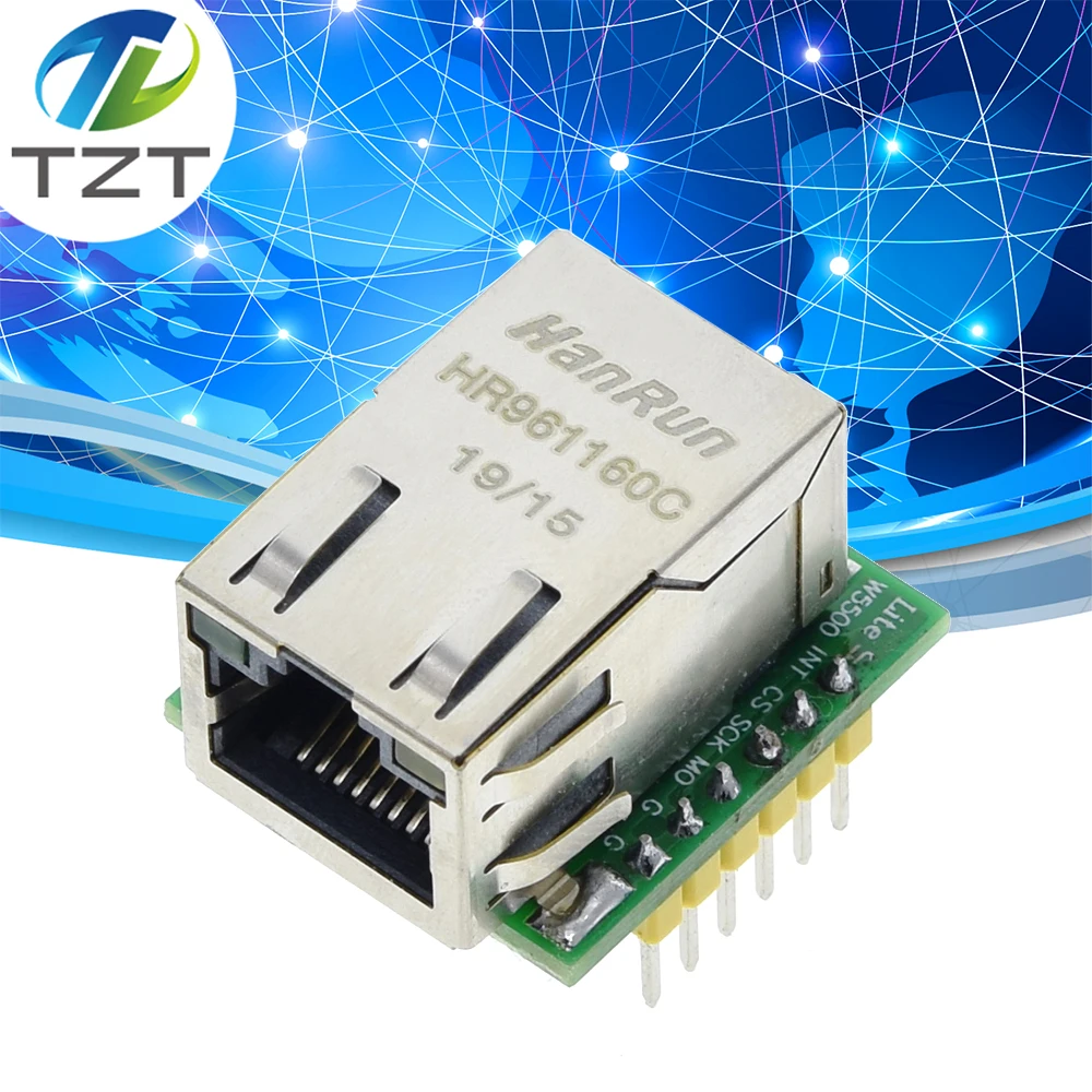 Завеса умная электроника USR ES1 W5500 чип Новый SPI для LAN/ Ethernet конвертер TCP/IP