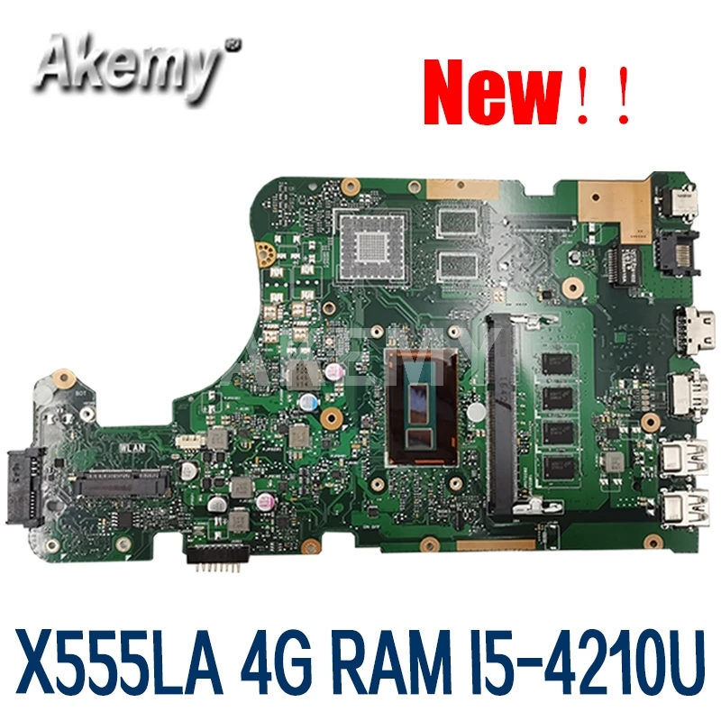 Akmey X555LA материнская плата для ноутбука For Asus X555LAB X555LD X555LF X555LJ X555L тестовая