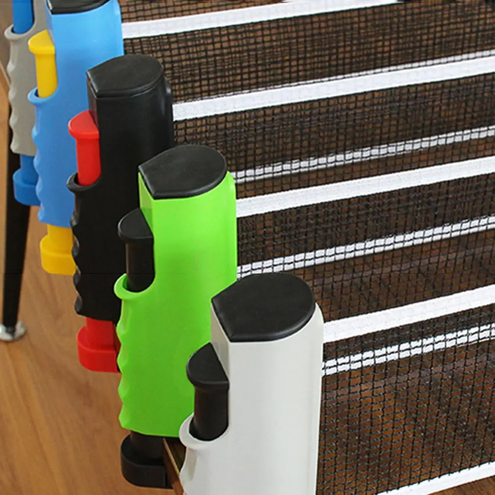 

Compact Size Portable Retractable Table Tennis Net Rack Durable Plastic Telescopic Replacement Ping Pong Net Rack