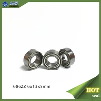 686zz abec 5 100pcs 6x13x5mm miniature ball bearings 6186zz emq z3v3