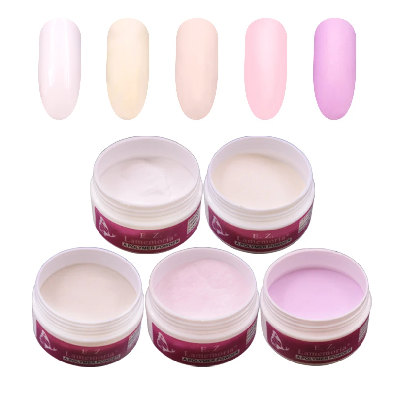 7 цветов акриловый порошок прозрачный розовый белый набор для наращивания ногтей