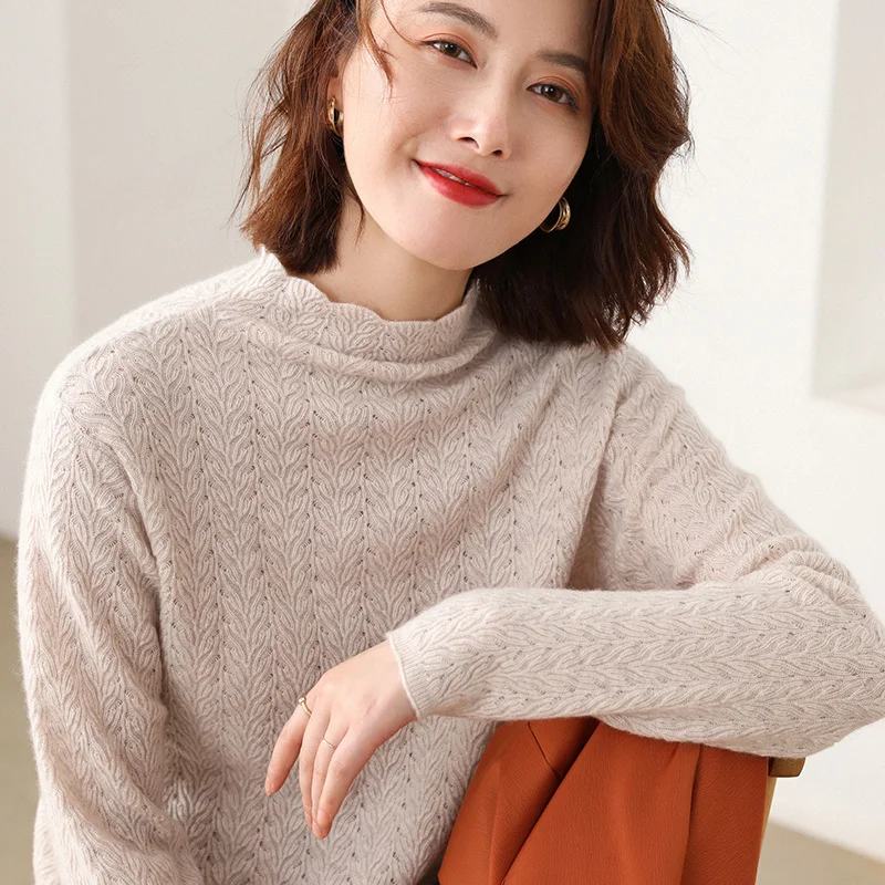 2019 горячая распродажа Женские джемперы 100% коза Кашемир Вязание мягкие свитеры