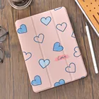Милый мультяшный чехол для iPad Air 4, чехол с держателем для карандаша для iPad 10,2, 8th, 7th, Funda Pro 10,5, 12,9, 11, 2020 Mini, 5, Air 2, 3, чехол