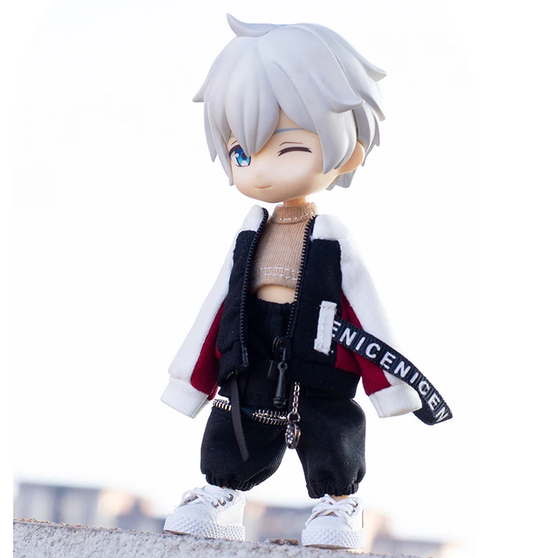 Одежда для куклы Ob11 повседневная трендовая цветная стандартная бейсбольная