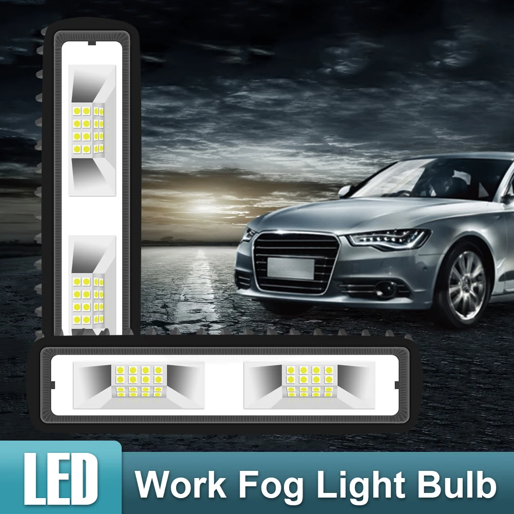 

SUHU 2X 18W 12V 16LED Work Light Bulb Spot Beam Bar Car SUV Off Road Driving Fog Lamp Waterproof Super Bright Car Stylish Lights