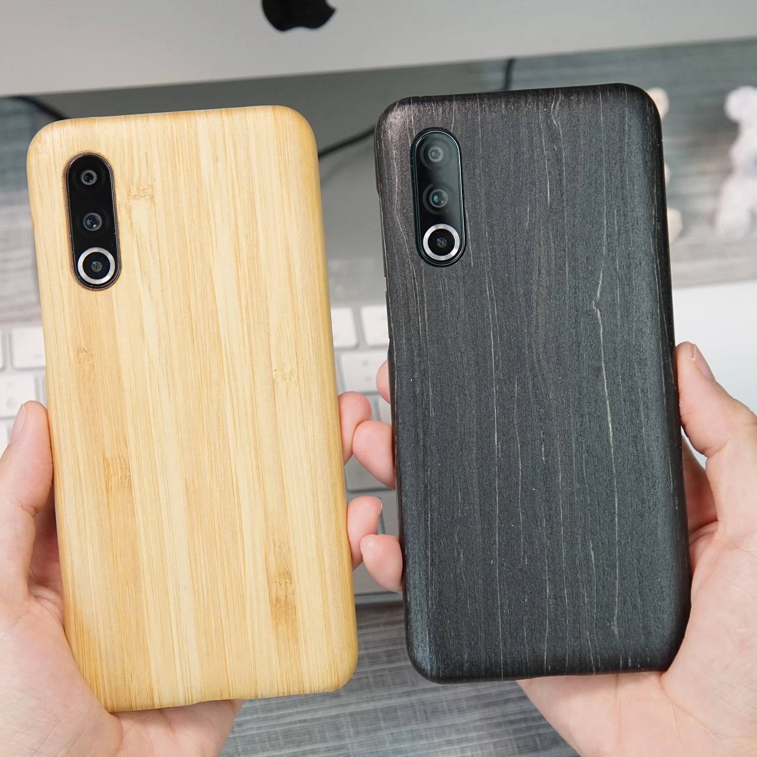Чехол для телефона из натурального дерева для meizu 16s Pro 16XS чехол-накладка из черного ледяного дерева, гранатового дерева, грецкого ореха, розового дерева, бамбука