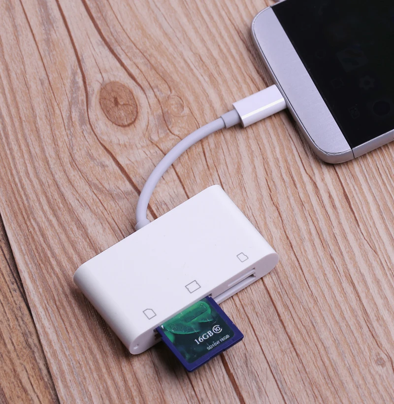 USB 3 1 Тип C кард-ридер USB-C TF/CF/SD/USB OTG адаптер для Xiaomi samsing Huawei iPad Pro Macbook телефона Android |