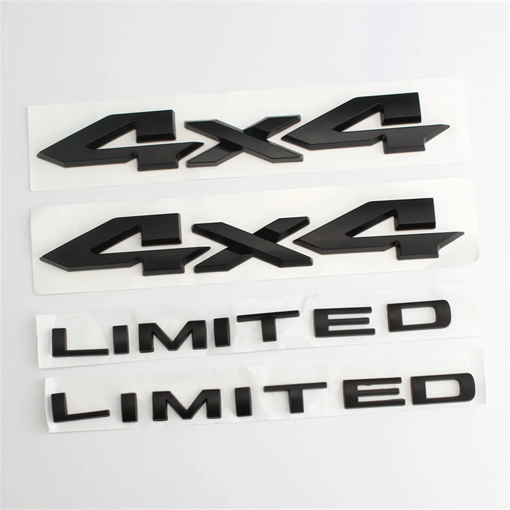 

1PC 4x4 Limited 3d Words ABS Car Sticker Badge Logo Truck Auto Dacal Exterior Accessories