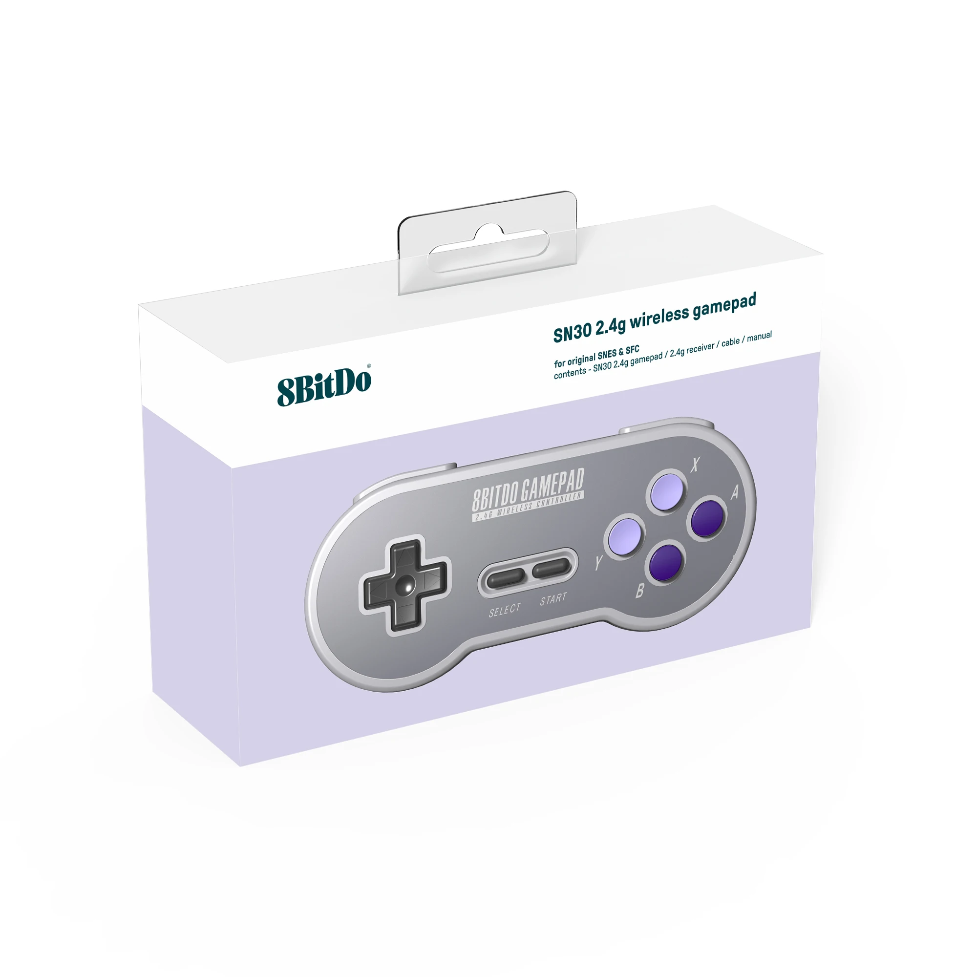 8BitDo SN30 2.4G Wireless Gamepad Controller for Original SNES/S FC SN Edition NES | Электроника
