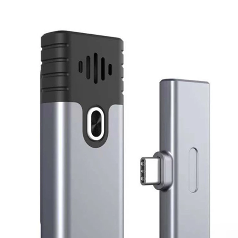 

Wireless Lavalier Microphone 2.4G Radio Mic Noise Reduction ENC Plug-and-play 360° Omnidirectio Pick for Camera Radio