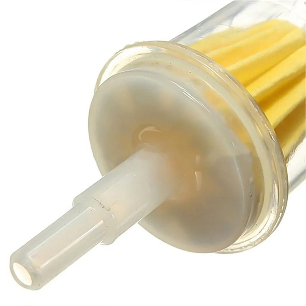 

2pcs 1/4" Fuel Filters Universal Lawn Mower Nylon Transparent Inline Fuel Filter 6mm Lawn Mower Parts