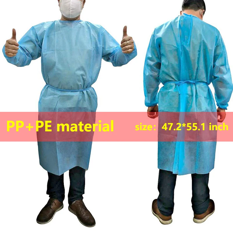 10 шт одноразовые рабочие платья брызгоустойчивые комбинезоны для татуировок