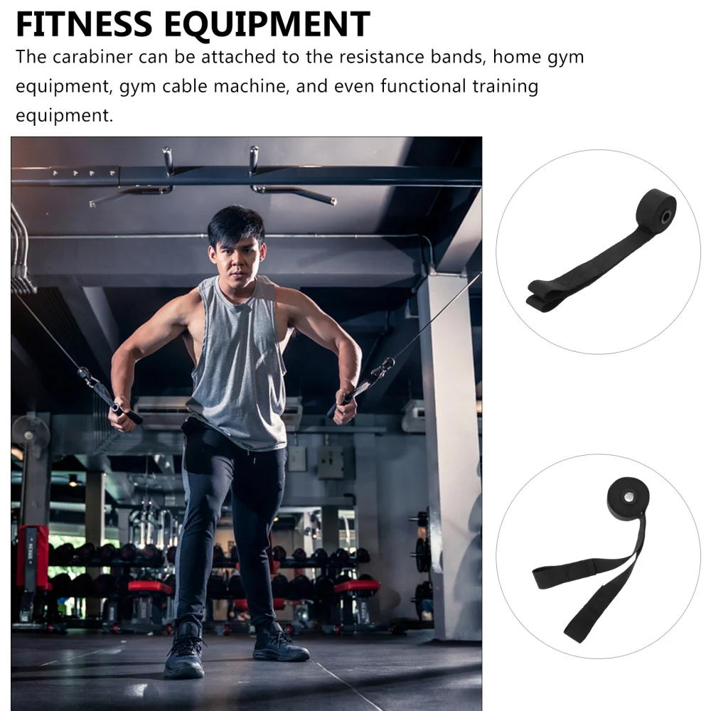 

1Pc Fitness Elastic Exercise Training Strap Over Door Anchor Rope Door Buckle