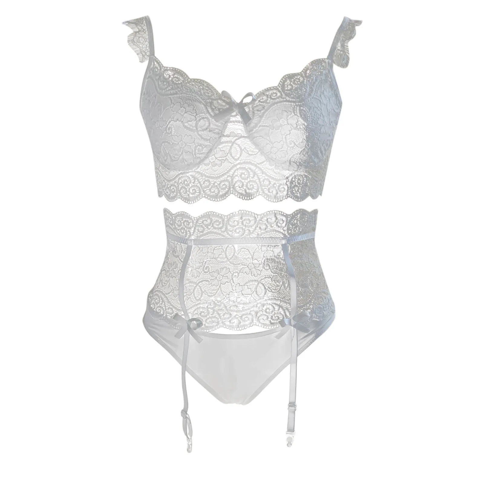 

Underwear Women Set Sexy Fashion Sexy Fun Lace Three Point Lingerie Bikini Three Piece Suit erotyczne stroje dla kobiet E3