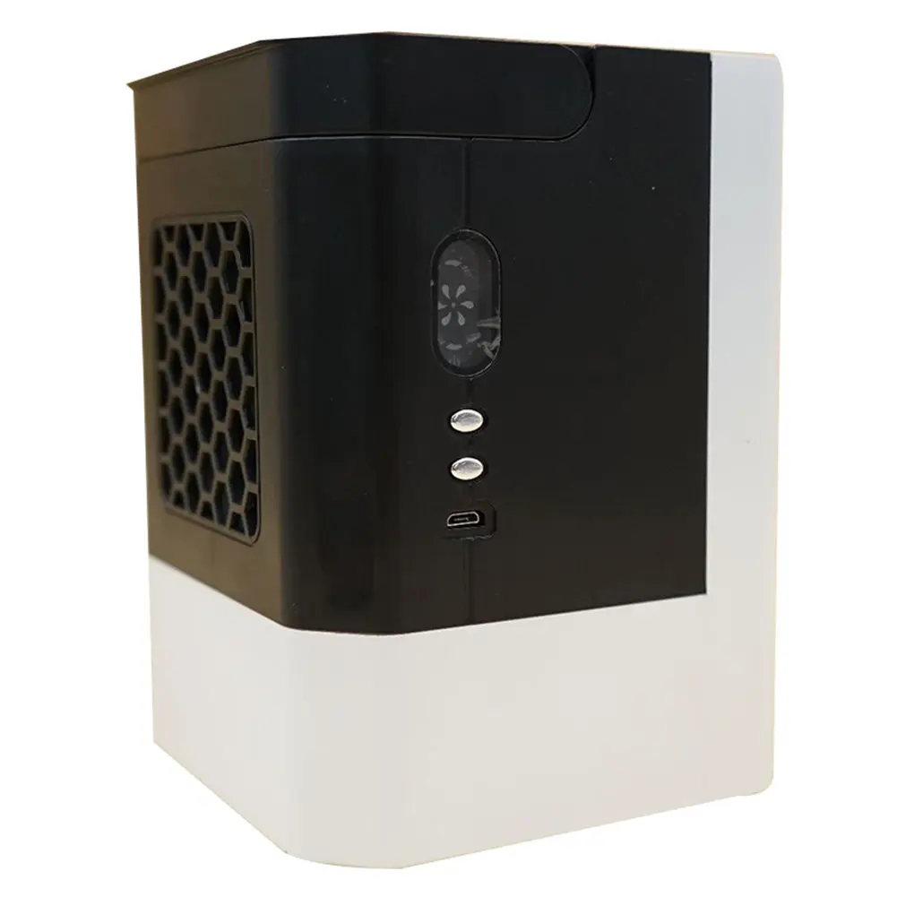 

NEW Air Conditioner Fan 3 in 1 Small Personal USB Air Cooler Desk Fan Mini Air Purifier Humidifier with Portable Handle