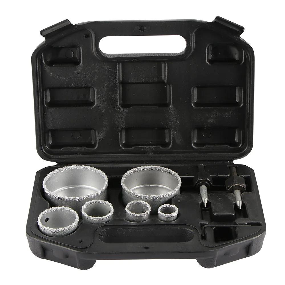 Горячая Распродажа 1 комплект алмазное покрытие пустотелая пила сверло набор