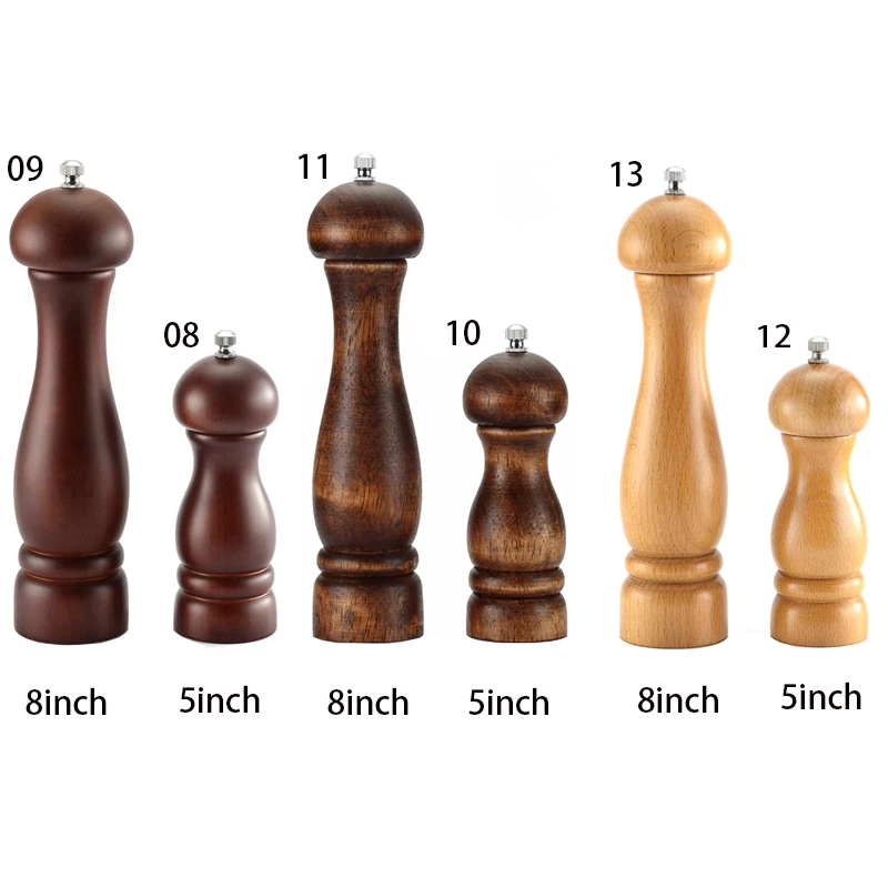 Ручной твердой древесины мельница для соли и перца сезонных приправ