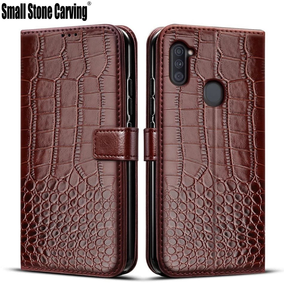 

Кожаный чехол-книжка для Samsung Galaxy M11, чехол для Samsung M11 M 11 M115F SM-M115F, чехол с магнитной застежкой