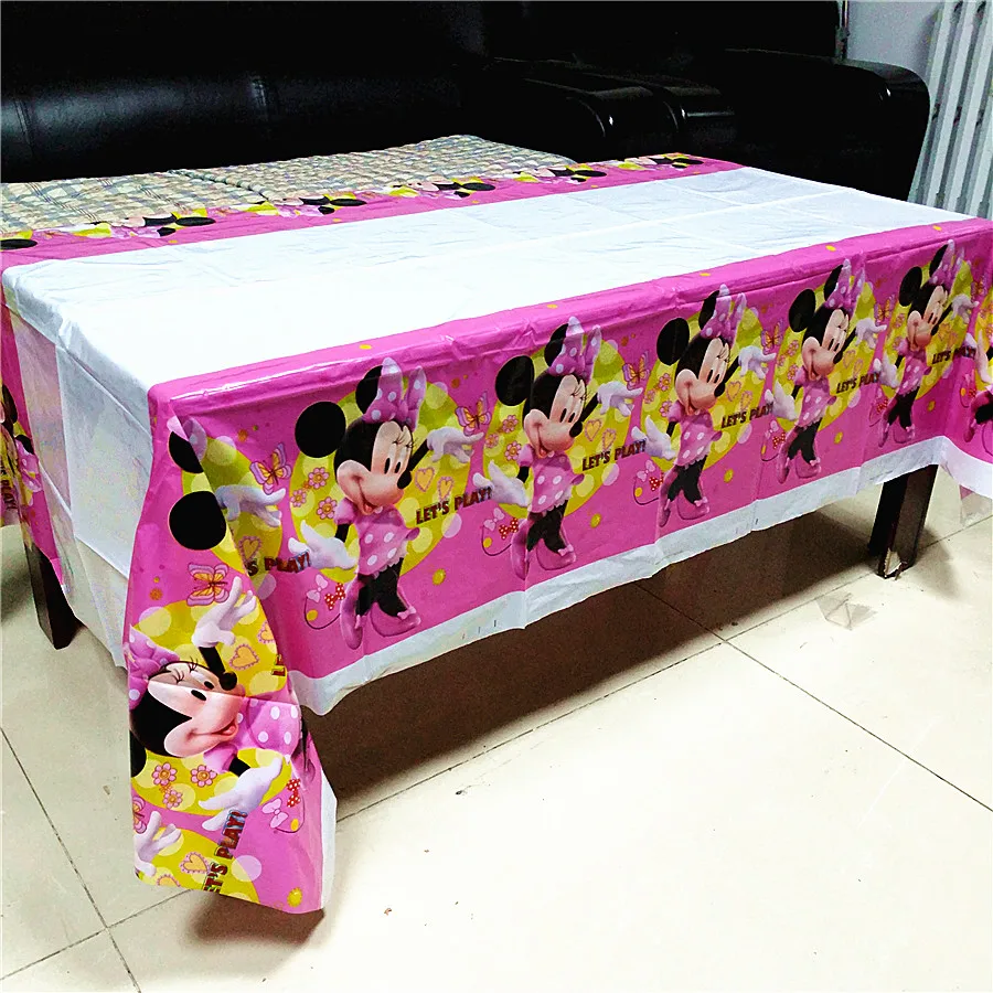 1 шт. розового цвета с Минни Маус Мышь вечерние принадлежности скатерть пользу