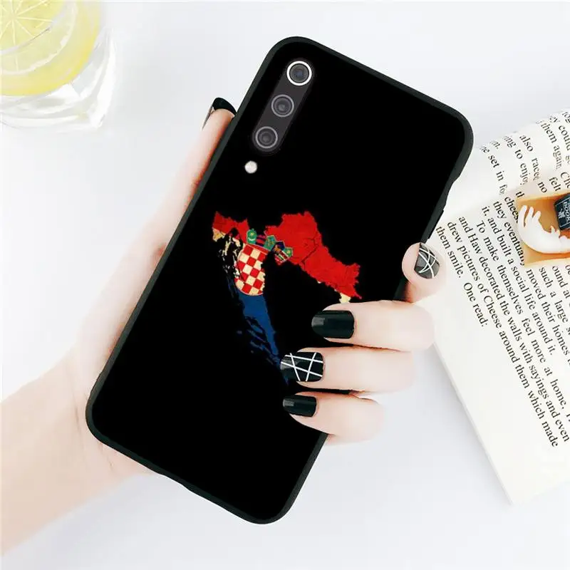 

Croatia National flag Phone Case For Xiaomi Redmi note 7 8 9 t max3 s 10 pro lite Luxury brand shell funda coque
