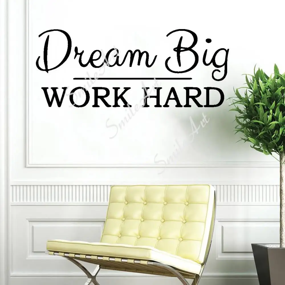 Мультяшный стиль большая мечта рабочая искусственная роспись плакат для детской
