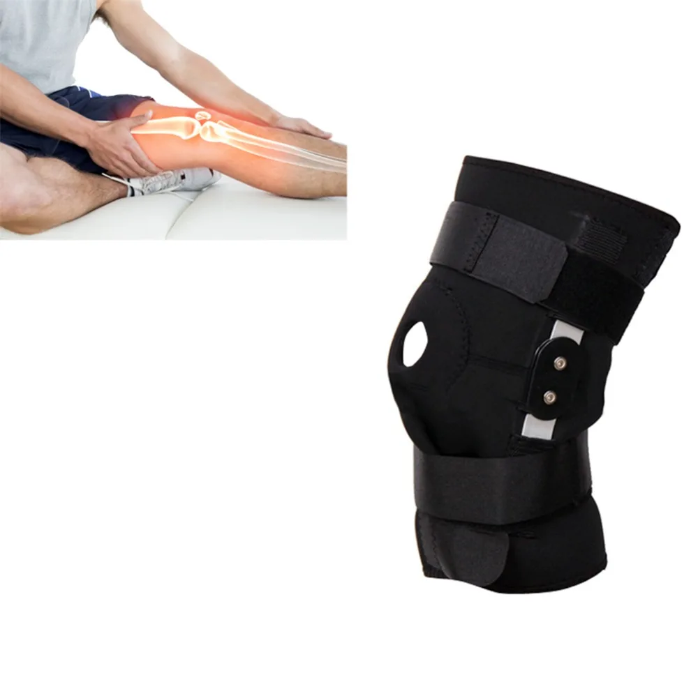 

Kneepad Support Professional Protector Aluminum alloy bracket Sports Knee Pads Breathable Bandage Knee Brace Strap Knee Support