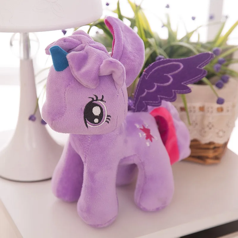 

20cm Hasbro My Little Pony Plush Toys Cartoon Anime Children's Toys Pony Dolls Children's Gifts Anime Anime Plush Toys for Girls