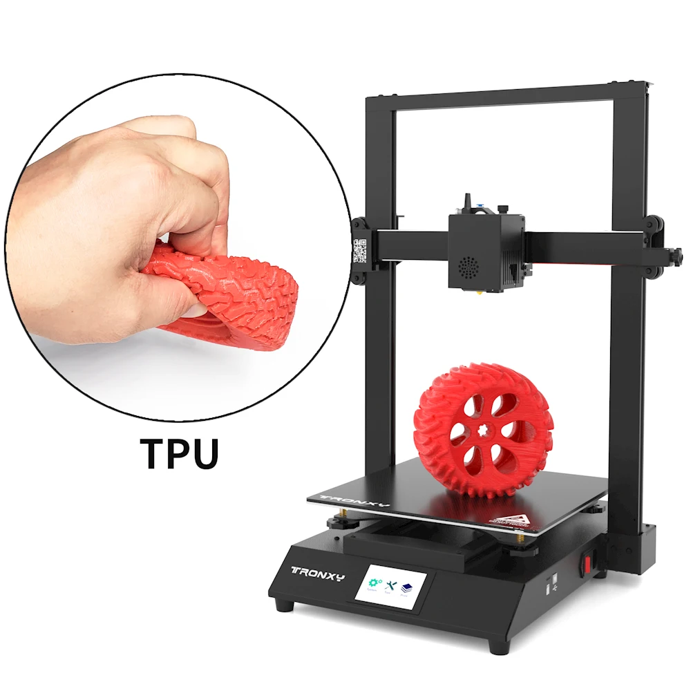 Tronxy XY 3 PRO V2 3D принтер с открытым исходным кодом BMG прямой экструдер направляющая