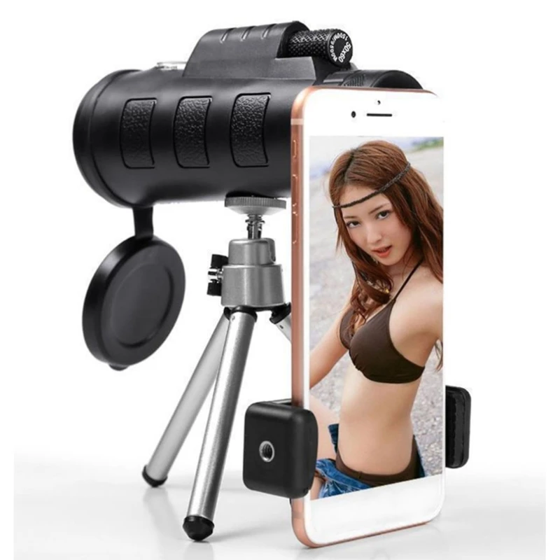 

40X60 Single Binoculars Low Light Night Vision Magnifier with Compass