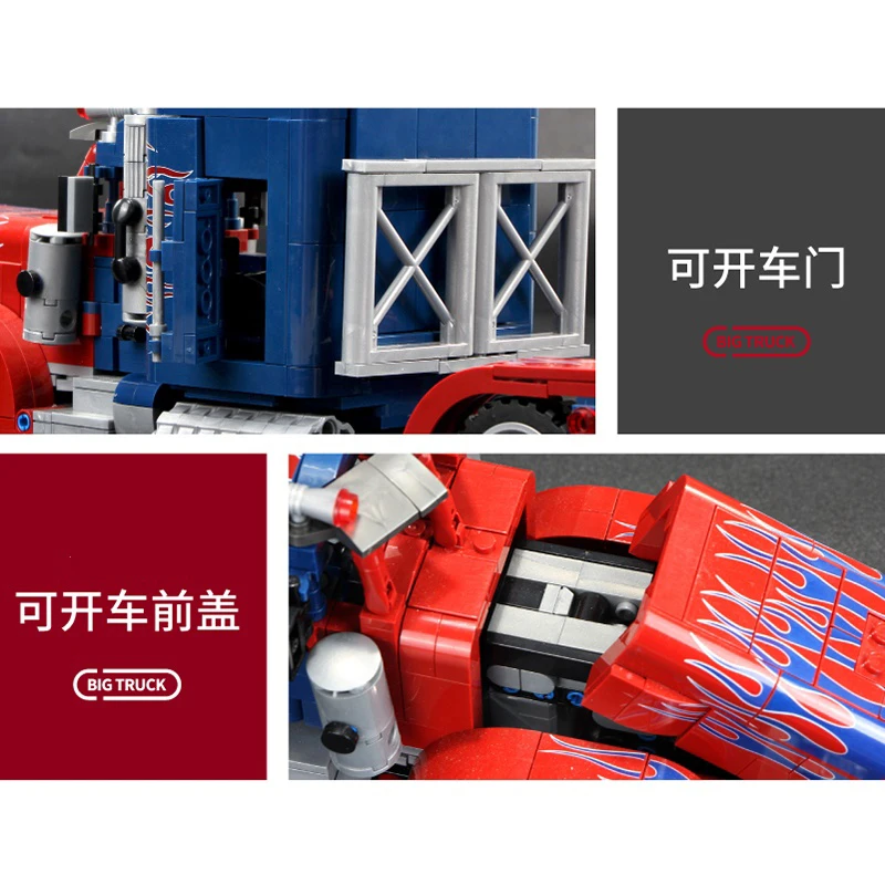 SEMBO BLOCK Technical Car Classic Truck Head Building Blocks City Construction Tranporter Vehicle Educational Kid Toy Gift | Игрушки и