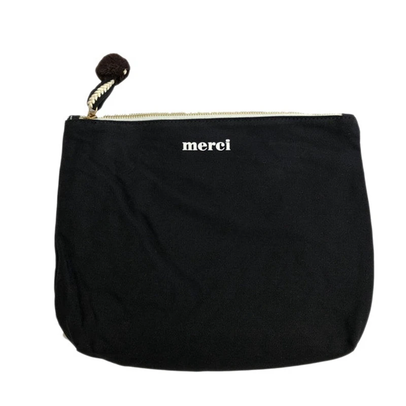 

Women Korean Canvas Cosmetic Bag Wash Bags Travel Cosmetic Pouch Make Up Organizer Clutch Bag