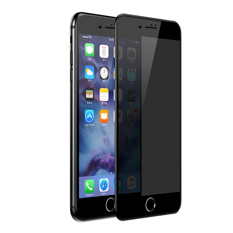 

Tempered Glass Protective Privacy Film For IPhone 7 Anti-scratch Full Cover Screen Protectors