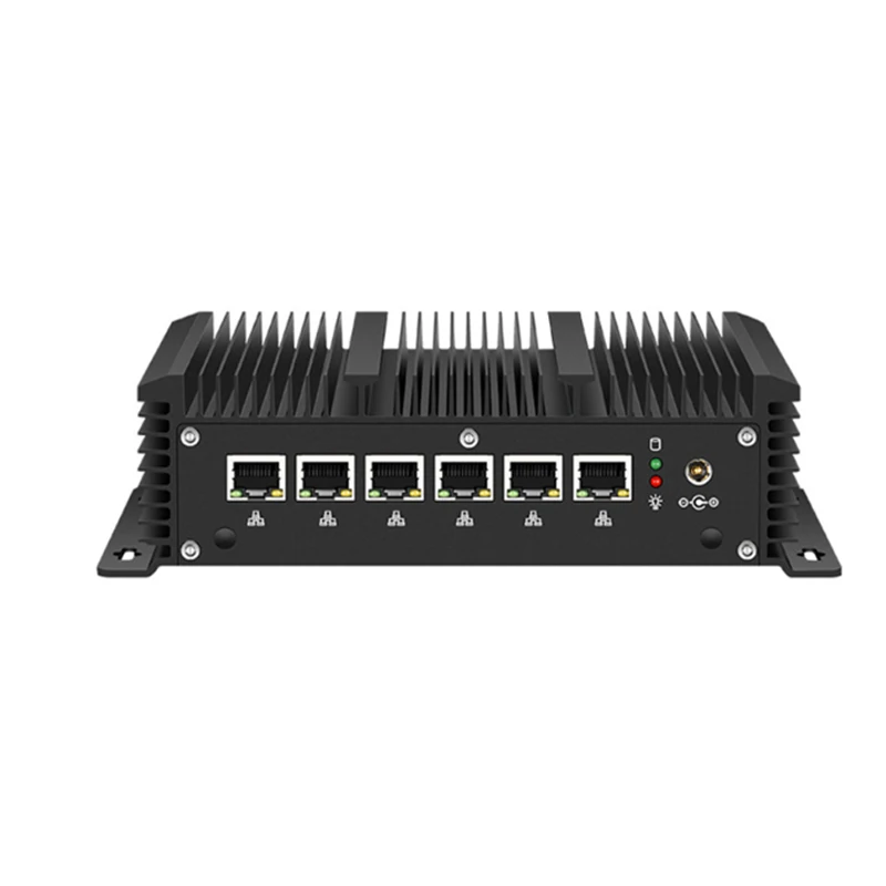 6*Intel i210/i211 Fanless Mini PC J1900 Celeron 3865U 3965U 2955U Firewall Router Industrial Control Host Windows 7 10 Linxu | Компьютеры