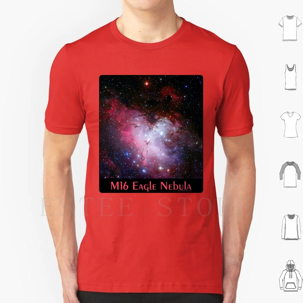 M16 The Eagle Nebula Astronomy T Shirt Men Cotton 6Xl M16 16 Objects Ngc 6611 Eagle Nebula The Eagle Nebula Hubble Images