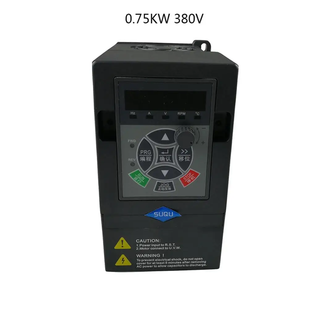 black 0.75KW 380V 380 В одиночный в три выхода общий преобразователь частоты 0,75 кВт 2.2квт 1.5кВт VFD инвертор преобразователь частоты переменная частота - Цвет: black 0.75KW 380V