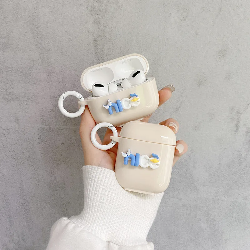 

Красивый чехол 3D для AirPods 1, 2 Pro, чехол, прозрачный чехол для наушников Bluetooth с зарядным устройством для Air Pods 3, чехол