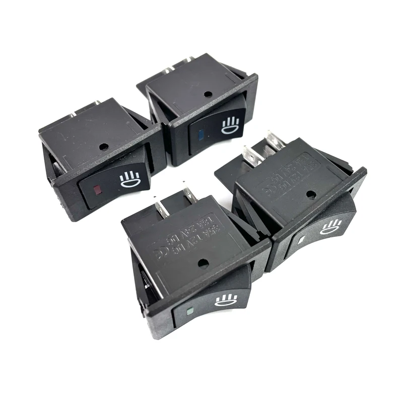 KCD4 перекидной переключатель ВКЛ ВЫКЛ 2 Позиции 4 Пина светодиодный 12V 35A