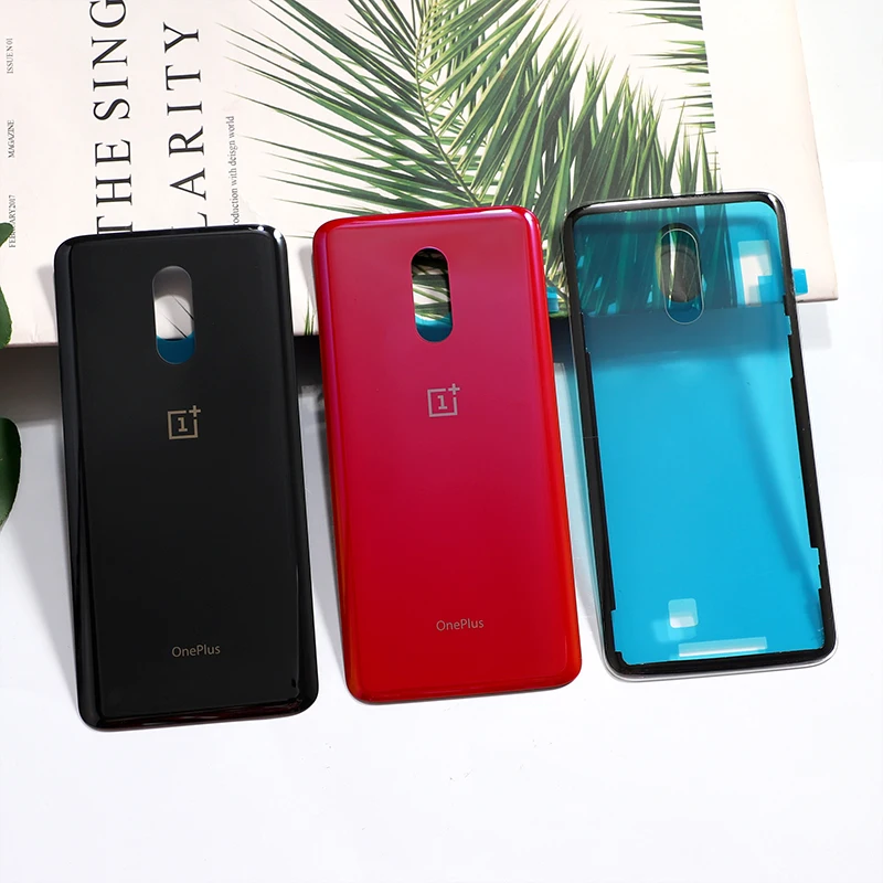 Oneplus7 Glass Rear Housing Cover For Oneplus 7 One Plus Back Door Repair Replacement Battery Case +