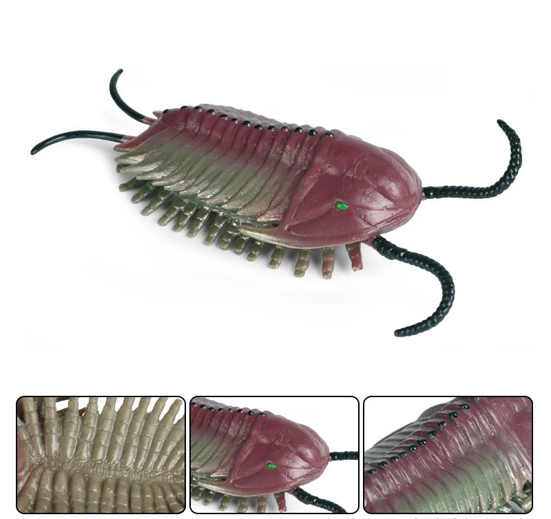 Сороконожка трилобита фигурка животного модель подарки коллекционер Декор