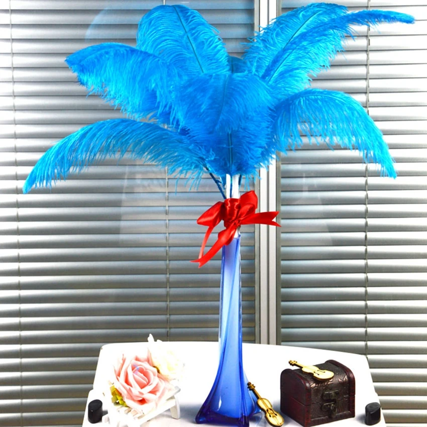 

Модные новые пушистые страусиные перья 15-60 см, Большие Перья для свадебной вечеринки, центральные части, украшения для дома