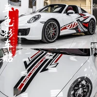 car stickers for porsche 911 body exterior decoration personalized custom sports decals