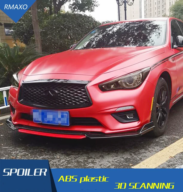 Задний спойлер для Infiniti Q50 задний заднего бампера 2014 2018 Q50S ABS|Спойлеры и крылья| |