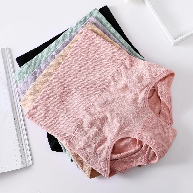 Менструальные Трусы из органического хлопка Мягкие штаны сексуальное женское