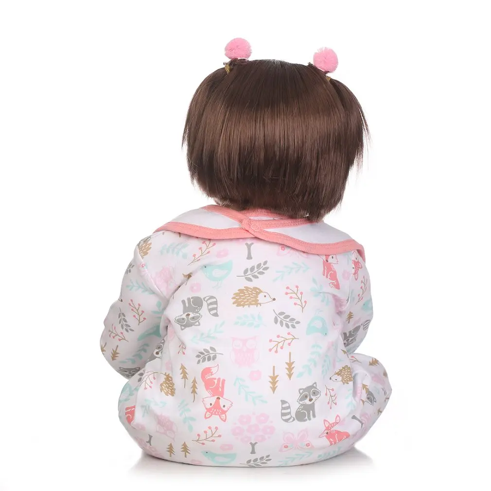 

NPK Doll 21 inch Cute Silicone Vinyl Baby Doll Handmade Adorable Lovely Simulation Toddler Newborn Baby Doll Kids Play Toys New