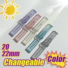 Ремешок прозрачный для Samsung Galaxy Watch Active 2, браслет для Active Correa для Huami Amazfit Bip, 20 мм 22 мм 40 44 мм