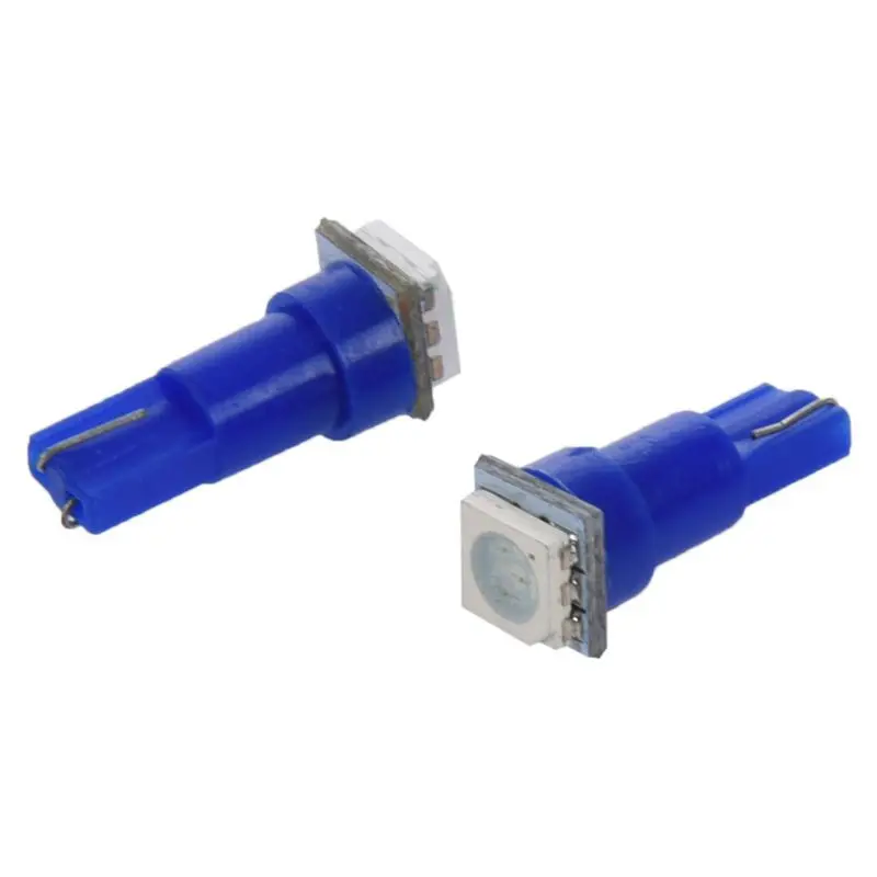 10x T5 286 74 76 приборной панели датчик 0 4 W 1 светодиодный 5050 SMD Speedo Wedge Bulb огни|Передние